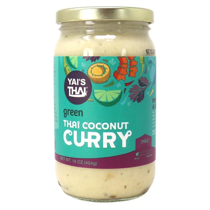 Front of Yai's Thai Green Thai Coconut Curry
