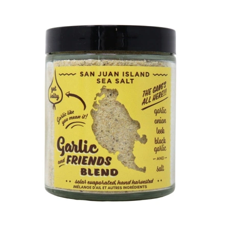 San Juan Island Sea Salt Garlic and Friends Blend Front