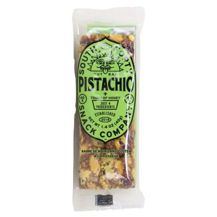 South Forty Snack Company Gluten-Free Nut Bar Pistachio Front