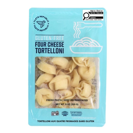 Taste Republic Gluten-Free Four Cheese Tortelloni Front