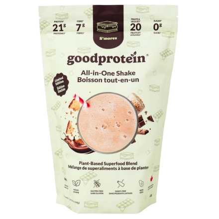 Good Protein All-In-One Shake Plant-Based Superfood Blend S'mores Front