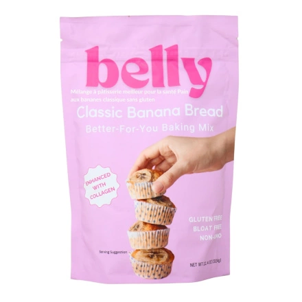 Belly Gluten-free Classic Banana Bread Better-For-You Baking Mix Front