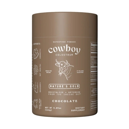 Cowboy Colostrum Superfood Powder Chocolate Front