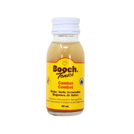 Booch Organic Tonics Combat-Ginger, Garlic, Horseradish Front