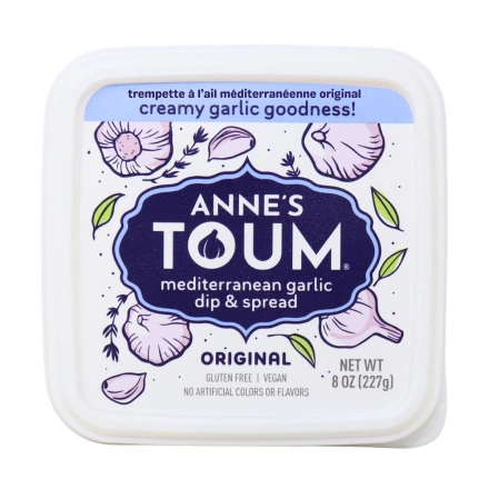 Anne’s Toum Mediterranean Garlic Dip & Spread Original Front