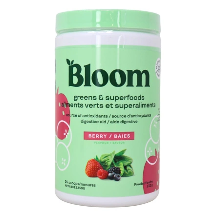 Bloom Nutrition Greens & Superfoods Berry Front