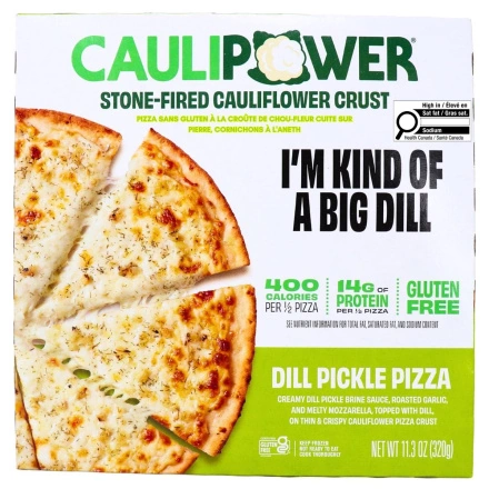 Caulipower Gluten-Free Stone-Fired Cauliflower Crust Pizza Dill Pickle Front