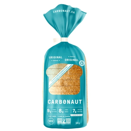 Front of Carbonaut Keto White Bread, 544g