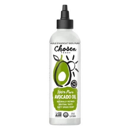 Front of Chosen Foods 100% Pure Avocado Oil - Avocado Oil Squeeze Bottle - Squeeze Oil