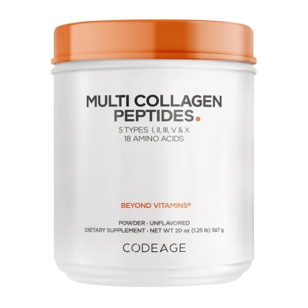 Codeage Multi Collagen Protein Powder Peptides, 567 g Front