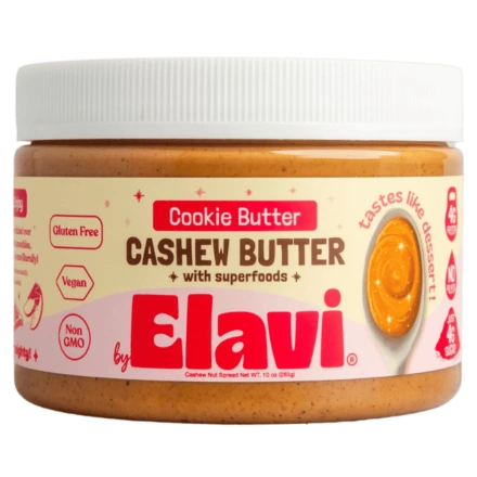 Elavi Dessert Cashew Butter With Superfoods Cookie Butter Front