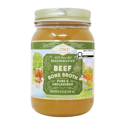 Fond Grass-Fed Beef Bone Broth Pure & Unflavoured Canada Front
