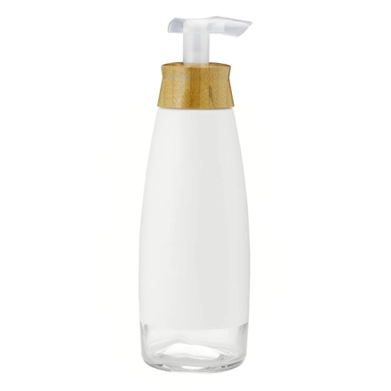 Front of Full Circle Foamance Foaming Soap Dispenser White, 16oz