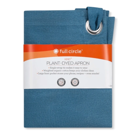 Front of Full Circle Plant Dyed Apron