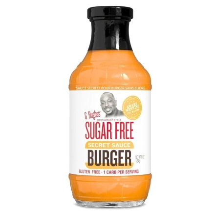 Front of G Hughes' Sugar-Free Sauce Special Burger Sauce