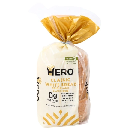 Hero Low-Carb Sliced Bread White Front