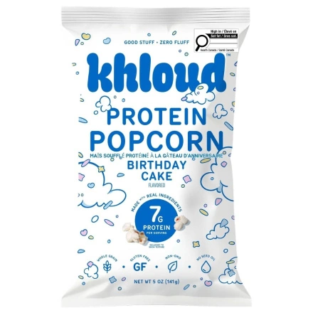 Khloud Protein Popcorn Birthday Cake Front
