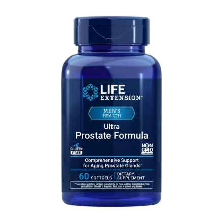 Life Extension Ultra Prostate Formula, 60 Softgels Front