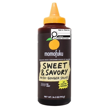 Front of Momofuku Miso-Ginger Sauce Sweet & Savoury - Korean Sauce -Asian Bbq Sauce - Momofuku Noodles Canada