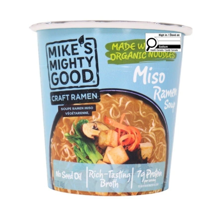 Mike’s Mighty Good Vegetarian Miso Ramen Soup Front