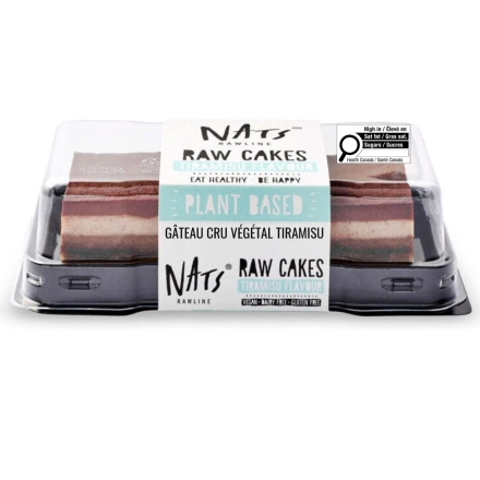 Nats Rawline Plant-Based Raw Cakes Tiramisu Front