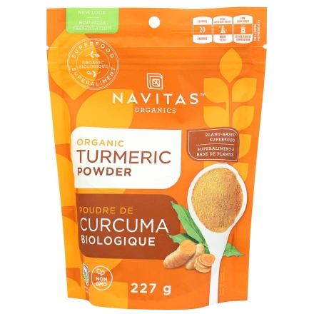 Navitas Organics Organic Turmeric Powder, 227g