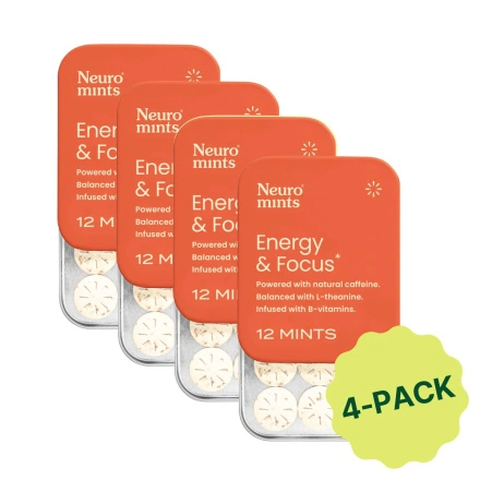 Neuro Energy & Focus Caffeinated Mints Cinnamon Pack