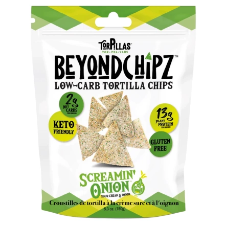 Front of BeyondChipz Screamin’ Onion