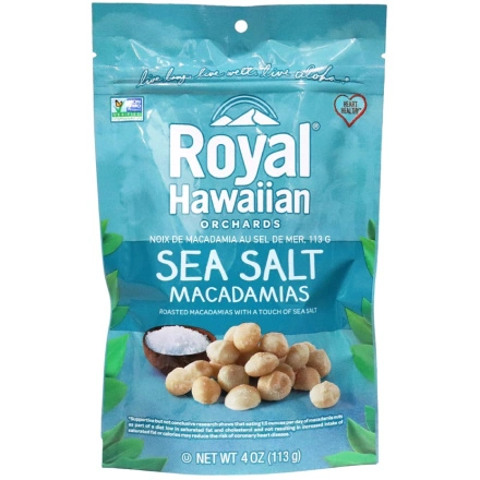 Front of Royal Hawaiian Macadamia Sea Salt