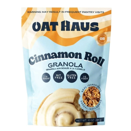 Oat Haus Gluten-Free Granola Cinnamon Roll Front