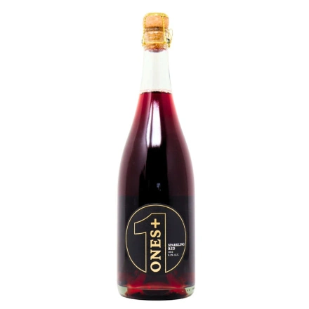 Front of ONES Wine Non-Alcoholic Wine Sparkling Red Wine