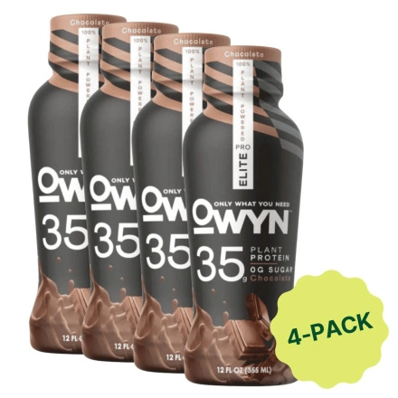 OWYN Plant-Based Pro Elite Protein Shake RTD Chocolate Front