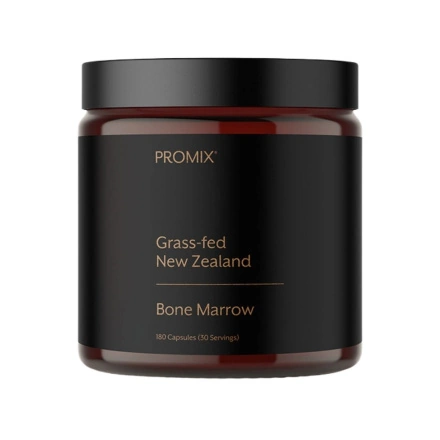 PROMIX Grass-Fed New Zealand Bone Marrow, 180 Capsules Front