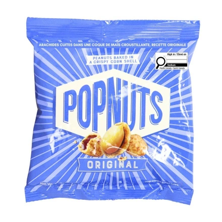 Popnuts Peanuts Baked In A Crispy Corn Shell Original Front