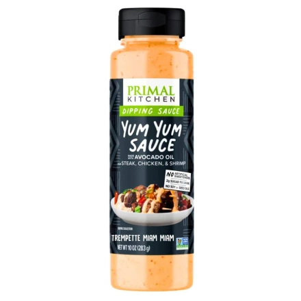 Front of Primal Kitchen Dipping Sauce With Avocado Oil Yum Yum Sauce Japanese Steak Sauce