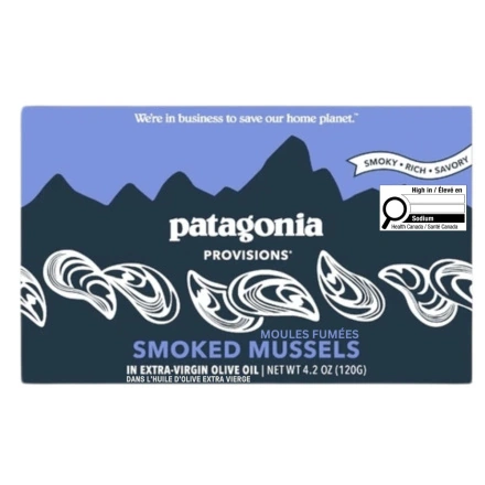 Patagonia Provisions Smoked Mussels in Extra-Virgin Olive Oil front