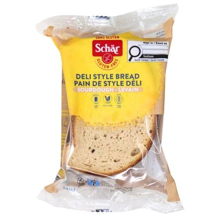 Front of Schar Gluten-Free Sourdough Bread - Schar Gluten Free Bread -Schar Canada - High Fibre Bread