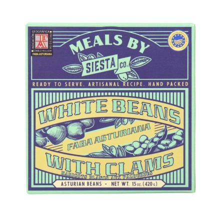 Siesta Co White Beans with Clams Front