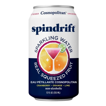 Spindrift Sparkling Water Cosnopolitan Front