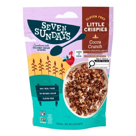 Seven Sundays Gluten-Free Little Crispies Cocoa Crunch, 227g