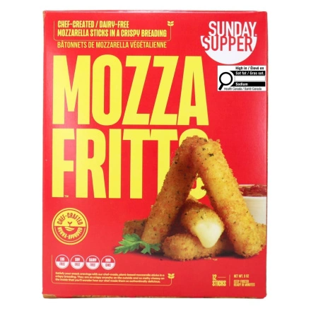 Sunday Supper Mozza Fritto Breaded Mozzarella Sticks Canada Front