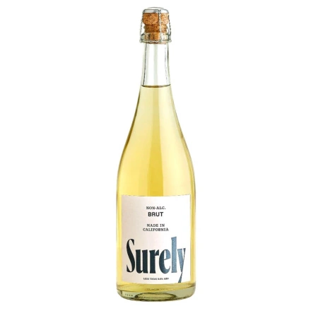 Front of Surely Non-Alcoholic Brut Champagne