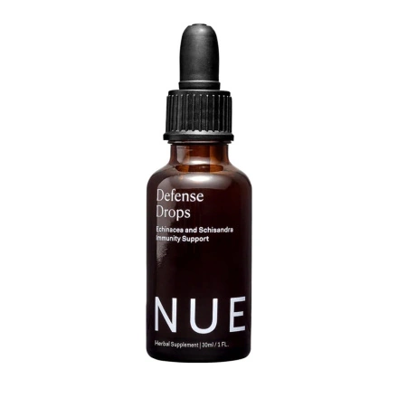 The Nue Co. Defense Drops, 30 mL Front