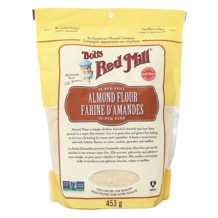 Front of Bob's Red Mill Super Fine Almond Flour, 453g