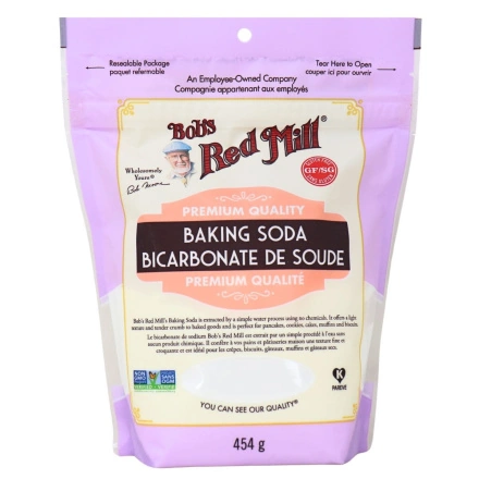 Front of Bob's Red Mill Baking Soda - Leavening Agent - Baking Ingredients - Basic Baking Ingredients