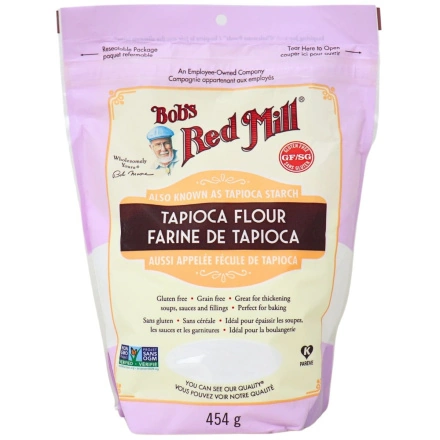 Front of Bob's Red Mill Tapioca Flour / Starch, 454g