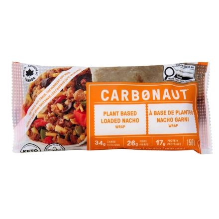 Carbonaut Plant-Based Loaded Nacho Wrap Front