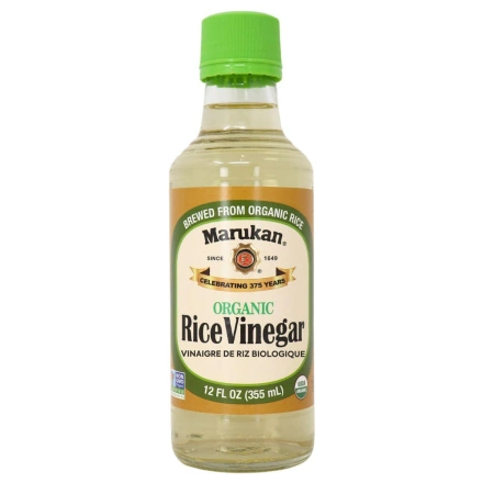 Front of Marukan Organic Rice Vinegar, 355ml