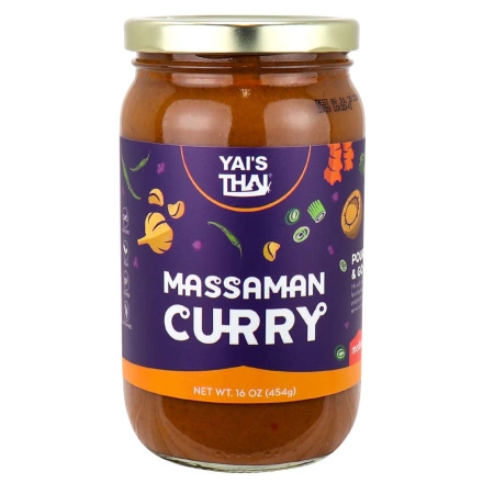 Front of Yai's Thai Massaman Curry, 454g
