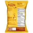 Back of PEACASA High Protein Chickpea Chips Honey Dijon - Vegan Protein Chips - High Protein Snacks Vegetarian - Chickpea Snacks